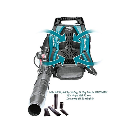 Máy thổi bụi 2700W chạy xăng 1.9 lít Makita EB7660TH