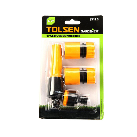 Set of 4 1/2inch pipe connectors Tolsen 57125