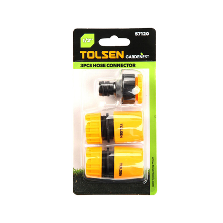 Set of 3 1/2inch pipe connectors Tolsen 57120