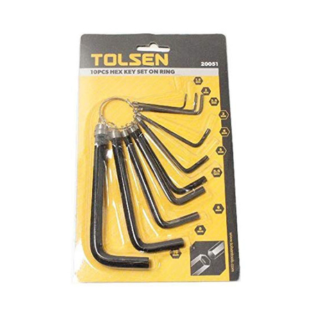 Tolsen 20051 10-Piece Hexagon Set