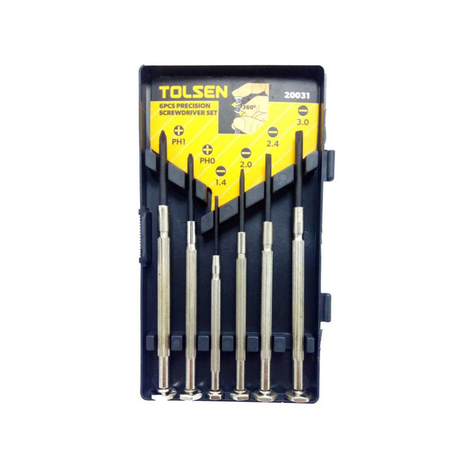 Bộ 6 cây tua vít sửa đồng hồ Tolsen 20031