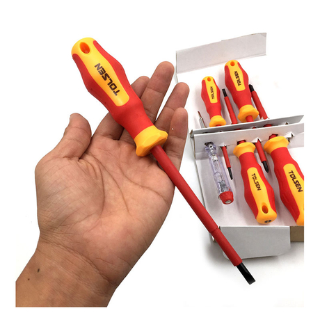 Tolsen 38013 6-Piece Insulated Screwdriver Set