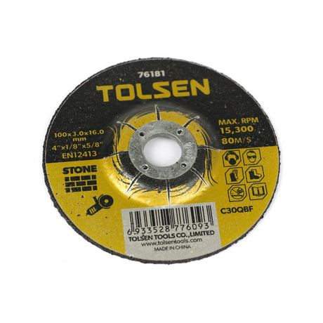 Tolsen 76181 100x3.0mm stone cutting disc