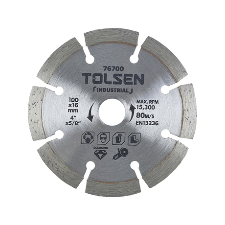 Đĩa cắt gạch khô 100mm Tolsen 76700