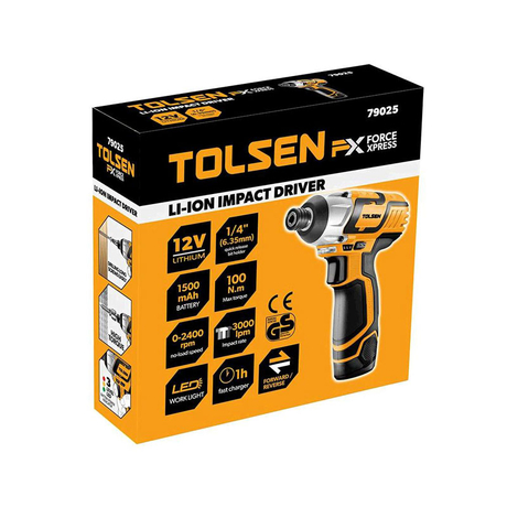 Tolsen 79025 12V cordless screwdriver