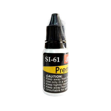 Shiny black professional stamp ink