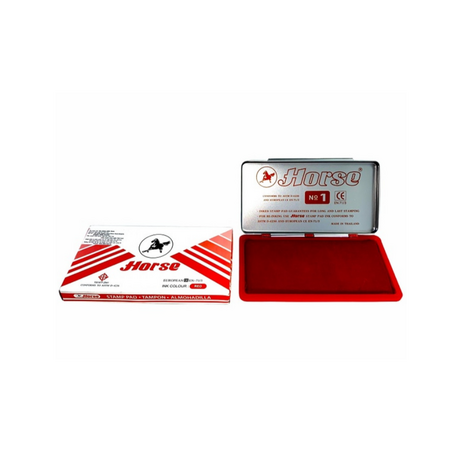 Horse No.1 red staple box