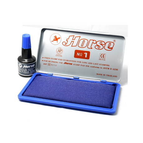 Horse No.1 green staple box