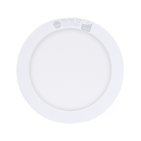 Rang Dong LN09 172/12W round ceiling LED Downlight, white light