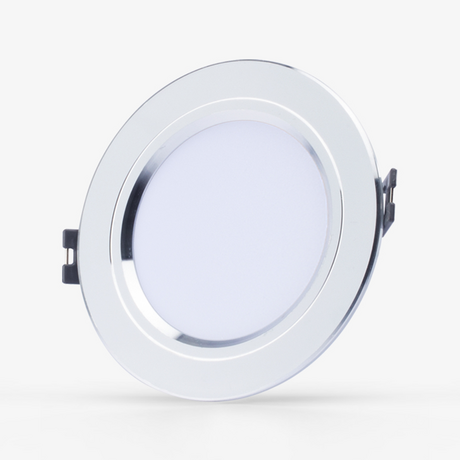 Đèn Led Downlight đổi màu Rạng Đông AT10 ĐM 110/9W (viền bạc)