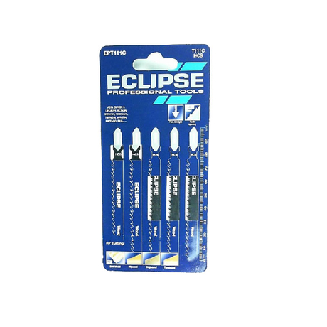 Set of 5 jigsaw blades for Eclipse EPT111C machine