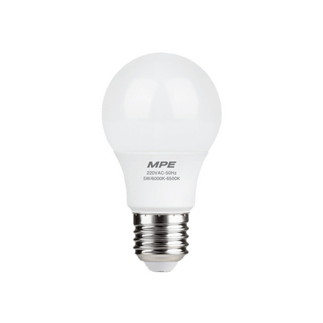 Led Bulb 5W E27 base MPE LBD-5V yellow light