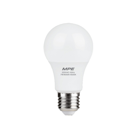 Led Bulb 7W E27 base MPE LBD-7T white light