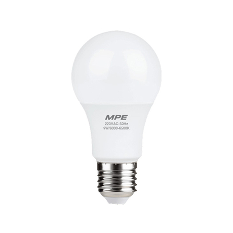 Đèn Led Bulb 9W đui E27 MPE LBD-9V ánh sáng vàng