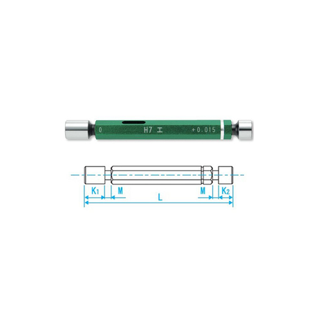 Trục chuẩn đo lỗ 38mm Niigata Seiki LP38-H7