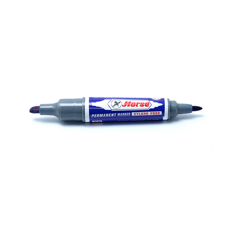 Horse Blue 2-tip 1-color oil-based marker