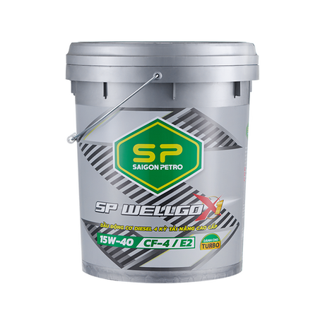 Dầu động cơ Saigon Petro Wellgo SPX115W40X18 (xô 18 lít)