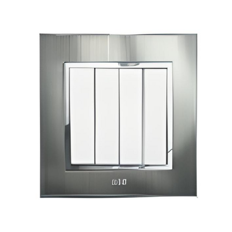 ABE SATIN S1B-42C 2-way four-way switch silver