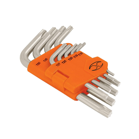 TRUPER TORX-9 star hex key set (9 pieces)