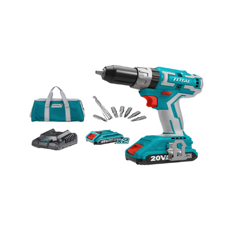 TOTAL TIDLI20608 20V Cordless Brushless Hammer Drill
