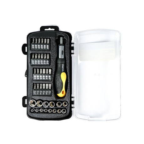 PRETUL JUDA-39P socket and screwdriver bit set (39 pieces)
