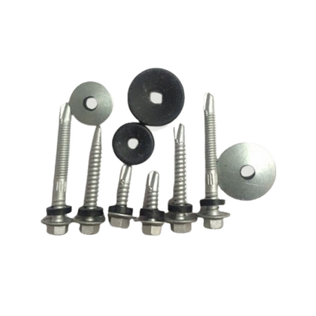 Vít tôn/sắt mạ kẽm nhúng nóng có vòng đệm thép 14 x 65mm