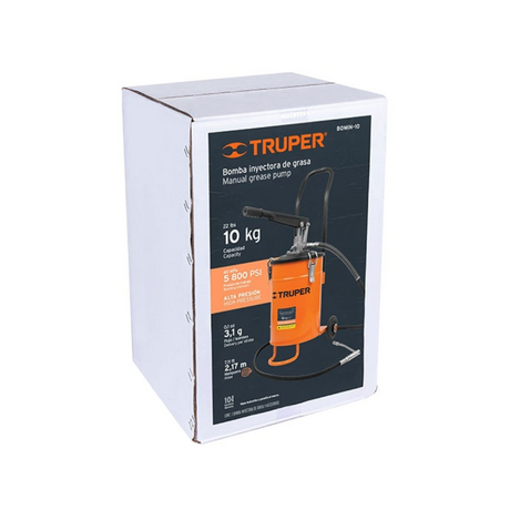 Bình bơm mỡ bằng tay 10kg TRUPER BOMIN-10