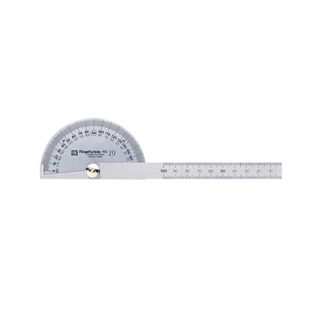 Thước đo góc bán nguyệt phủ satin Niigata Seiki PRT-19S