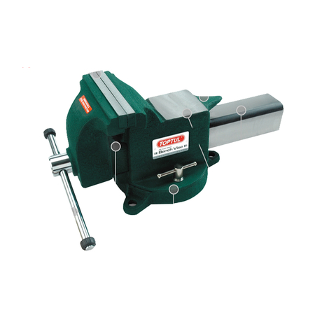 Toptul DJAC0104 4 inch clamping vise