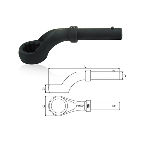 Cờ lê đóng 1 đầu vòng 95mm Toptul AAAV9595
