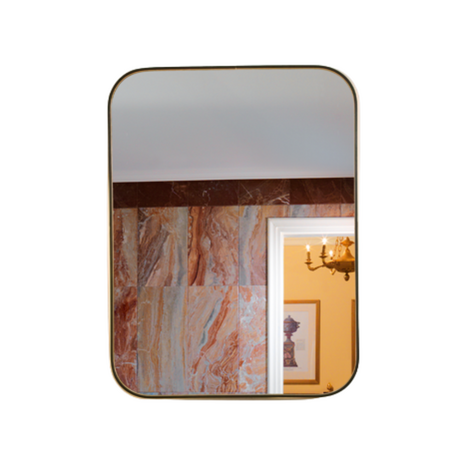 Black framed mirror 60x80cm Cotto AMH11A00- BLACK