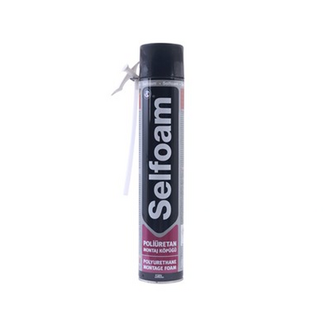 Keo bọt nở 750ml Selsil PU Selfoam màu hồng nhạt
