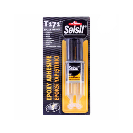 Keo Epoxy đa dụng 24ml Selsil T171 màu trong