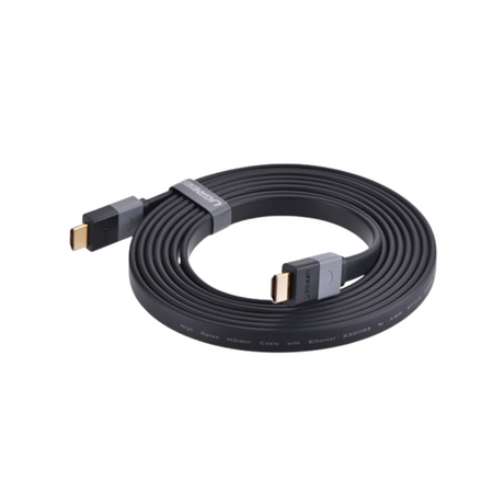Cáp HDMI dẹt vỏ nhựa 10M Ugreen hỗ trợ 3D 4K