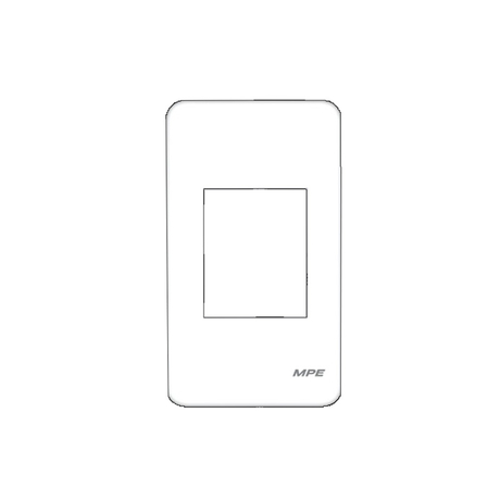 Mặt dùng cho MCB 2 cực MPE A50MCB2