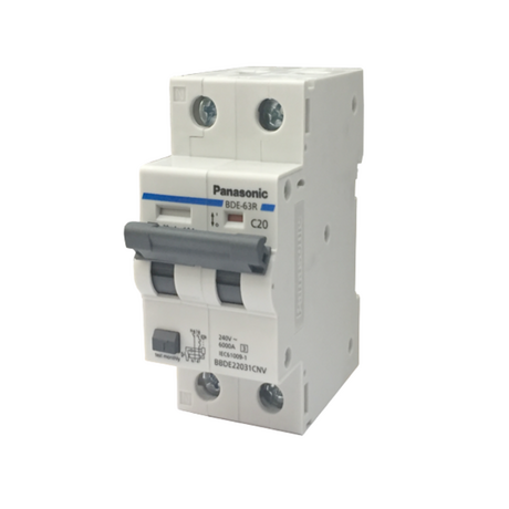 RCBO Panasonic 2P 50A 30mA BBDE25031CNV