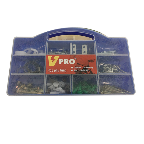 Handy spare parts box 228 pieces VPRO HW-003