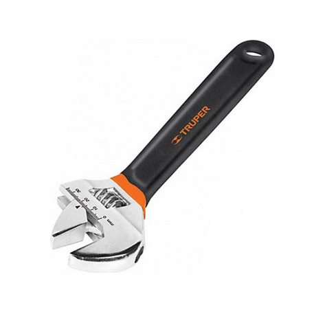 Mỏ lết cán đen 10inch/250mm TRUPER PET-10X