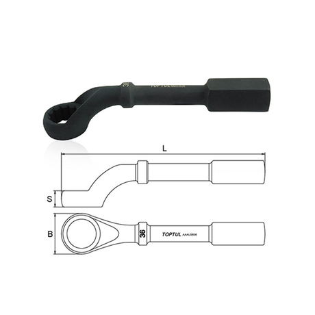 Toptul AAAU9595 closed ring wrench