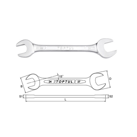 Toptul AEEA0810 Oil Pipe Wrench