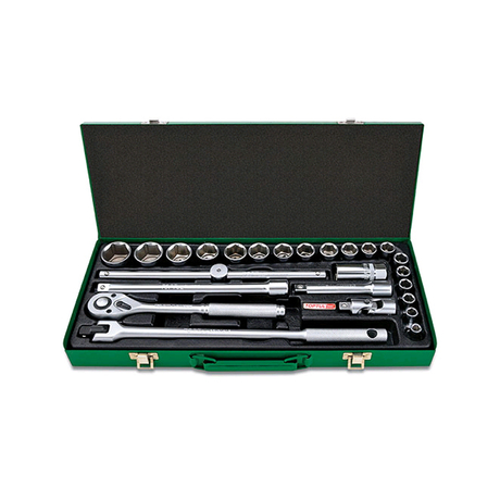 Toptul GCAD2510 1/2inch Hexagon Socket Set (25 pieces)