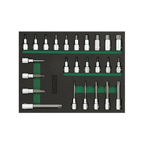 Toptul GVB2503 1/2inch screwdriver set (25 pieces)