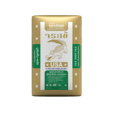 Keo dán gạch cá sấu 20kg Crocodile C01040106 (Vàng)