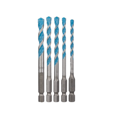 Set of 5 multi-purpose drill bits size 4/5/6/6/8 Bosch 2608900585