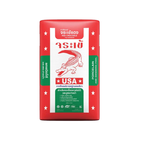 Keo dán gạch cá sấu 20kg Crocodile C01020206 (Đỏ)