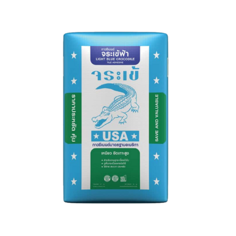 Keo dán gạch cá sấu 20kg Crocodile C01970106 (Xanh nhạt)