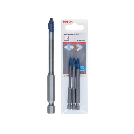 Bộ 3 mũi khoan gạch 5/6/8mm Bosch 2608579511