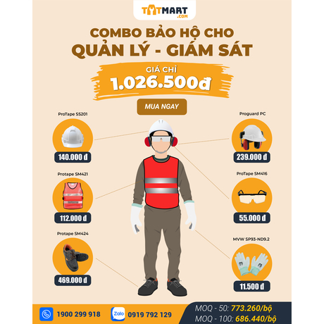 Set đồ bảo hộ cho quản lý giám sát - Mẫu 2