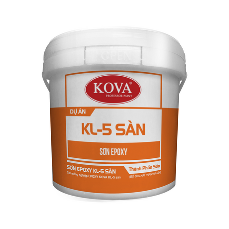 Sơn công nghiệp EPOXY Kova KL5 SÀN - A - 5KG