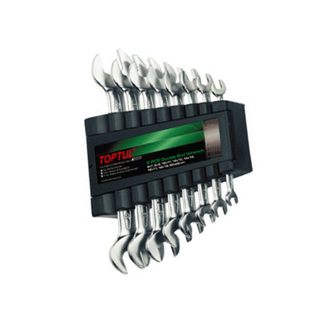 Bộ cờ lê 2 đầu mở Toptul GAAC0802 (6 chi tiết)